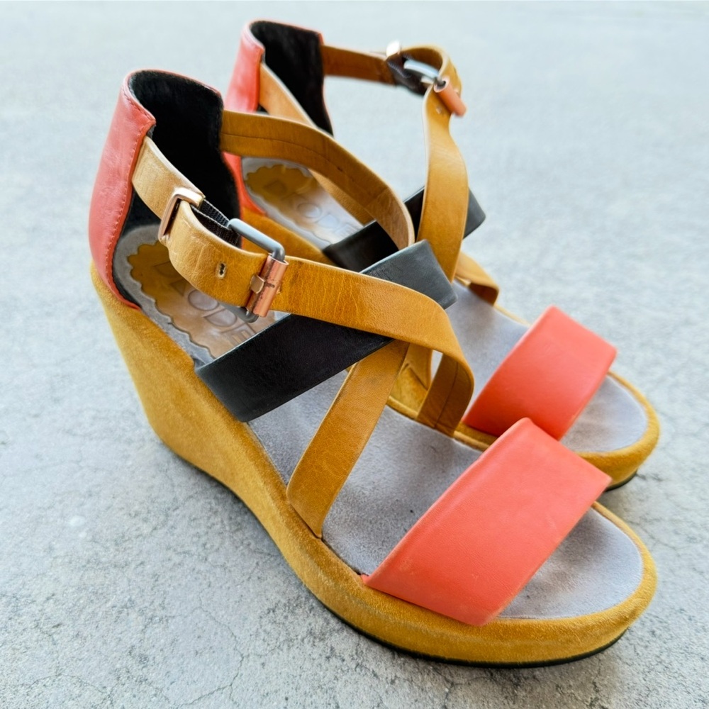 DKODE Lorna platform heel ankle strap 8/38 preloved spring brunch party